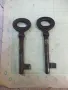 Лот от 2 бр. ключа стари за брава, снимка 6