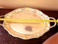 Страхотен Голям Посребрен Поднос, снимка 7
