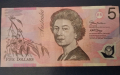 5 долара Австралия 1992г , снимка 1