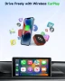 Безжичен CarPlay адаптер Spedal за iPhone, преобразува кабелен в безжичен, червен, снимка 2