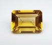Рядък голям 15.39кт естествен жълт цитрин – VVS чистота, емералд кът, Африка! Нов!, снимка 10