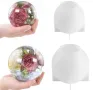 3D 3 размера сфера кристална топка топче сфера силиконов молд форма калъп гипс смола шоколад свещ, снимка 1