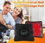 Безжичен LED Инфрачервен Масажор Червена Светлина Дълбоко Облекчаване Тяло Гръб Колене Стави Мускули, снимка 5