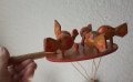 Кълвящи пиленца дървена играчка (3), снимка 4