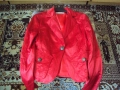 Сатенено червено сако на MAX MARA ръст S, снимка 2