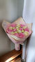 Букет от вечни сапунени рози и бонбони , снимка 1 - Изкуствени цветя - 44683577