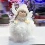 5437 Коледна украса Пухкаво коледно ангелче, 17 см, снимка 3