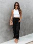 Моден дамски ежедневен панталон с джобове и висока талия, 3цвята - 023, снимка 10