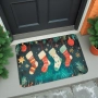 6130 Гумена коледна постелка за входна врата, 61x40cm, снимка 5