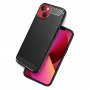 Силиконов кейс MBX Carbon, За iPhone 14 (6.1), Черен, снимка 2