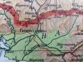 Стара карта на България 1936г, снимка 7