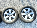 Оригинални 17 джанти от Audi 5x112 Et25, 7J с гуми 235/55 Dunlop, снимка 4