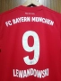 Bayern Munich Lewandowski Adidas оригинална тениска фланелка Байерн Мюнхен Левандовски размер L, снимка 4