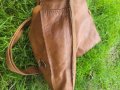 messenger bag ЕСТЕСТВЕНА кожа, кафява чанта работна( лаптоп, документи), снимка 5
