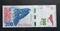 Аржентина. 200 песос. 2016 година. Много добре запазена банкнота., снимка 2