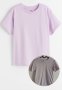 Светло лилава тениска H&M, снимка 1 - Тениски - 42065610