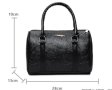 Комплект от 6 броя луксозни дамски чанти /Цвят: Черен;, снимка 8