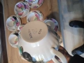 Стар Руски чаен сервиз от Дулевски Фарфор 1987г. Ръчно изработен , снимка 4