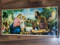 Стара картина Sacra Famiglia, снимка 1 - Антикварни и старинни предмети - 39283938