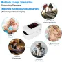 Пръстов пулсов оксиметър с LED дисплей Монитор на сърдечната честота, снимка 2