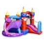 HAPPY HOP Батут замък с дракон, топки и помпа 350x350x245 9022, снимка 10