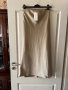 Нова елегантна дълга бежова пола с етикет сатен сатенена трапец русалка , снимка 2