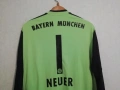 Bayern Munich Neuer 2012/2013 Adidas оригинална тениска вратарска фланелка екип Байерн Мюнхен Нойер , снимка 3