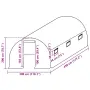 vidaXL Резервно покривало за парник (13,5 м²), 300x450x200 см, зелено, снимка 4