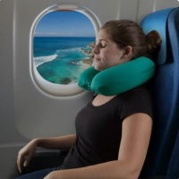 Възглавница за врат удобна за пътуване в самолет автомобил мемори пяна, снимка 5 - Други - 44795229
