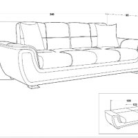 Канапе с функция сън, снимка 5 - Дивани и мека мебел - 44246323