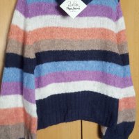 НАМАЛЕН - Dua Lipa & Pepe Jeans нов с етикет пуловер, снимка 5 - Блузи с дълъг ръкав и пуловери - 40312475