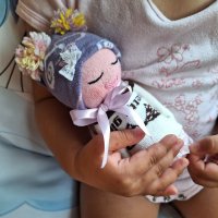 Ръчно изработено бебе от текстил , снимка 4 - Плюшени играчки - 41585020