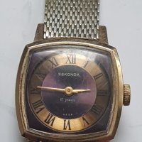 Дамски ретро позлатен механичен часовник Sekonda 17 jewels, снимка 3 - Антикварни и старинни предмети - 39080510