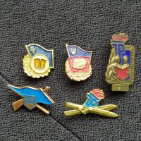 Пет бронзови значки - ГДР, снимка 1 - Колекции - 38994752