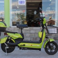 Електрически скутер с двойна седалка EBZ14, 14" гуми, 500W, 48V GREEN, снимка 2 - Мотоциклети и мототехника - 41816693