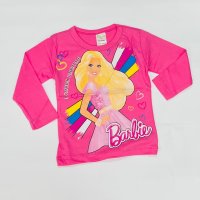 Блуза Барби Размери -1г.2г.3г.4г.5г. Цена -10 лв, снимка 1 - Детски Блузи и туники - 42053992