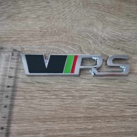 Skoda VRS шкода ВРС емблеми надписи черно със сребристо, снимка 3 - Аксесоари и консумативи - 41691879