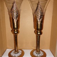  Ритуални чаши за сватбено тържество, снимка 1 - Декорация за дома - 39090276