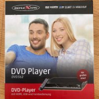 Reflexion DVD362 DVD Плеър CD player, Display, HDMI, USB, SCART Черен, снимка 3 - Плейъри, домашно кино, прожектори - 40658212