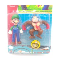 Фигурки на Luigi и Donkey Kong от филма за Супер Марио (Super Mario), снимка 1 - Фигурки - 41794083