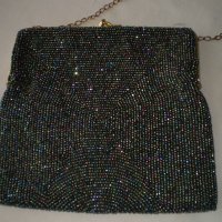 Ретро Дамска чанта портмоне стъклена мъниста хемелеон , снимка 5 - Други ценни предмети - 41701242