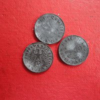 1 Рейх пфенинг 3 райх  лот стара монета, снимка 4 - Нумизматика и бонистика - 41226036