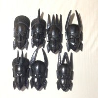 Африкански маски, снимка 1 - Антикварни и старинни предмети - 41693083