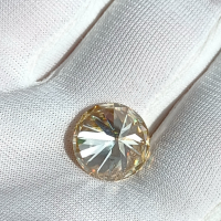 Огромен Топ 9,55 карата Фенси Златно Диамант Мойсанит Diamond Moissanite , снимка 3 - Други - 36279191