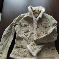 Страхотни дамски кожени якета палта размер М L, снимка 2 - Якета - 34501175
