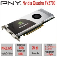 Видео карта PCIe NVidia Quadro FX-3700,512MBDDR3,256bits,PNY, снимка 1 - Видеокарти - 44198364