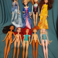 Кукли Disney Princesses Дисни принцеси на Mattel и Hasbro, снимка 1 - Кукли - 44749200