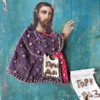 19 Век. Старинна, Голяма Руска Икона на Свети Пророк Данаил, снимка 4 - Антикварни и старинни предмети - 38720533