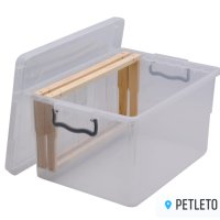 Кутии пластмасови за пчелни рамки, за пренасяне и съхранение на питите (ДБ и ЛР), снимка 2 - Други стоки за животни - 22312609