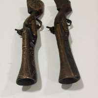 Стар кремъчен пистолет/револвер , снимка 2 - Антикварни и старинни предмети - 44642058